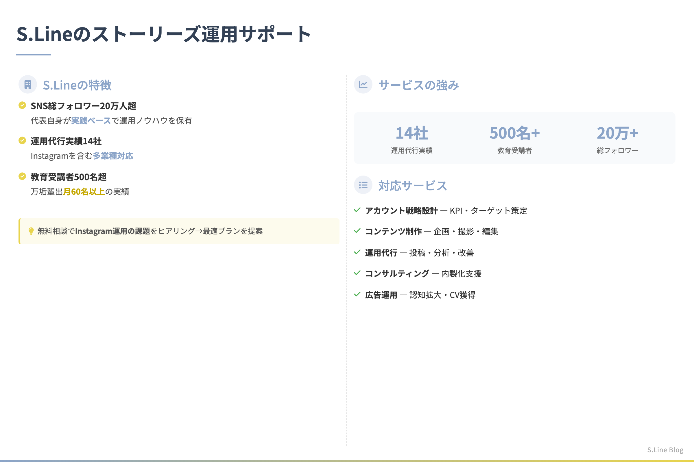 Instagramストーリーズの企業活用術10選 - S.Lineのストーリーズ運用サポート