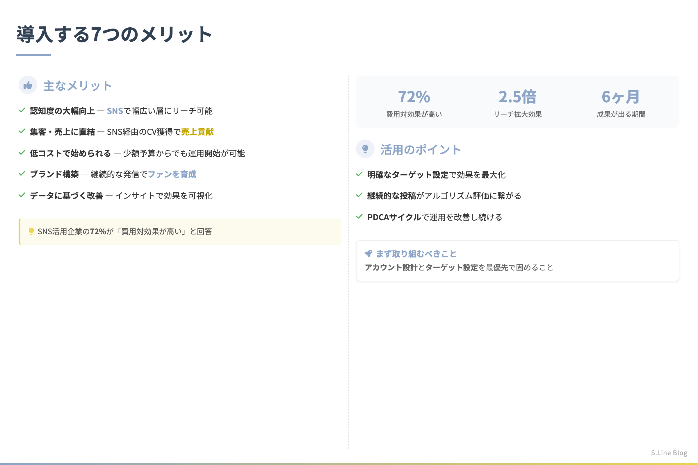 SNSコンテンツカレンダーの作り方 - 導入する7つのメリット