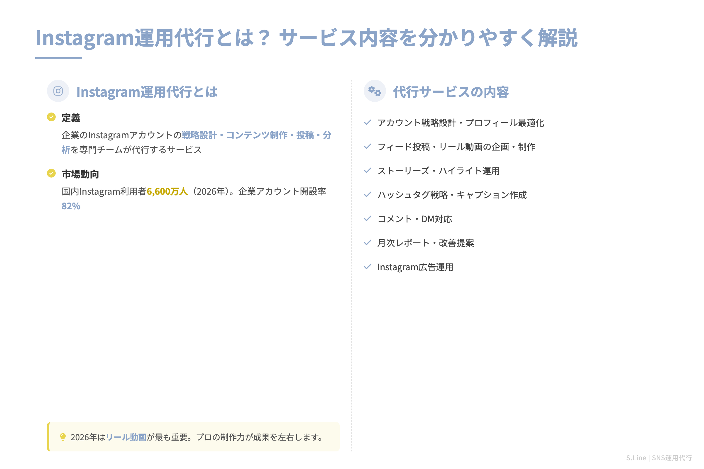 Instagram運用代行とは？