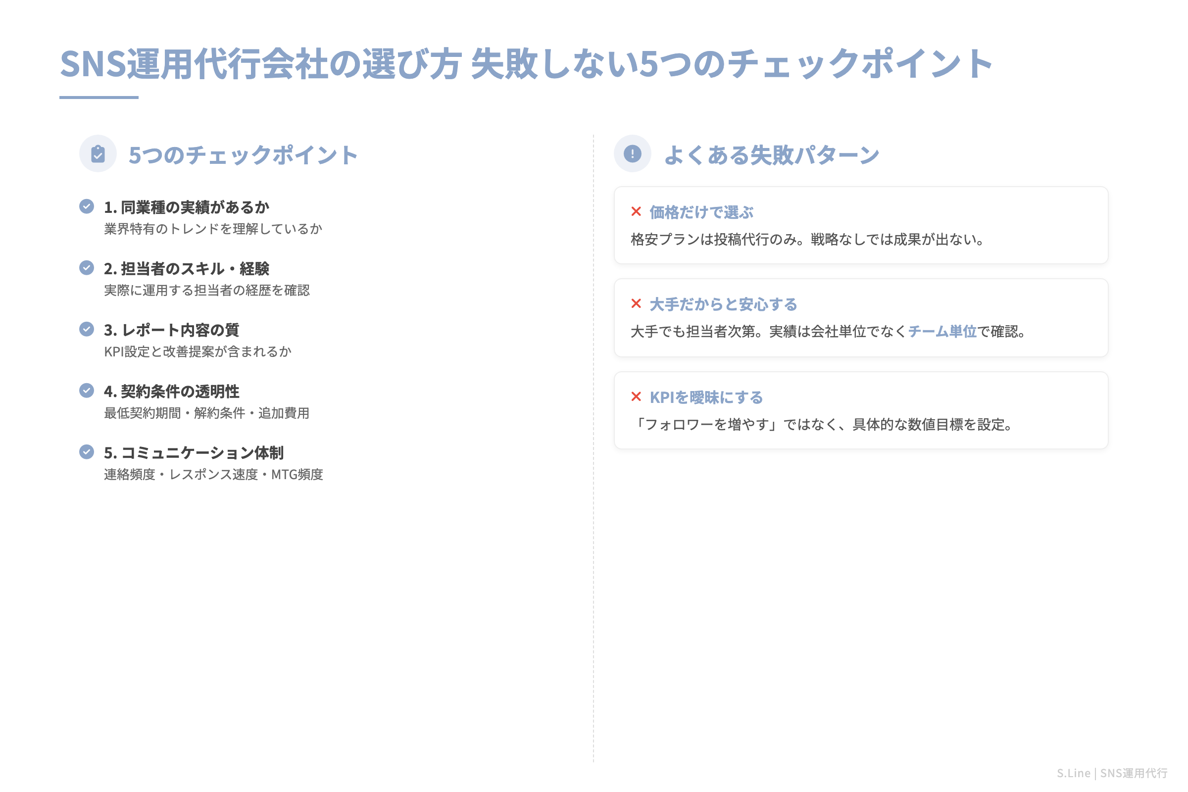 SNS運用代行会社の選び方