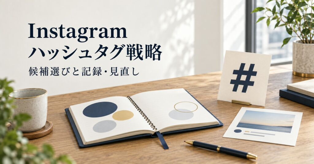 インスタのハッシュタグの効果と選び方【2026年】企業向け5ステップと業種別例